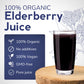 Organic Elderberry Juice Box 101.4 Fl Oz | Pure Fruit Juice  Not From Concentrate | Organic  Vegan  Non-GMO | No Added Sugar  Easy-Pour Tap Packaging