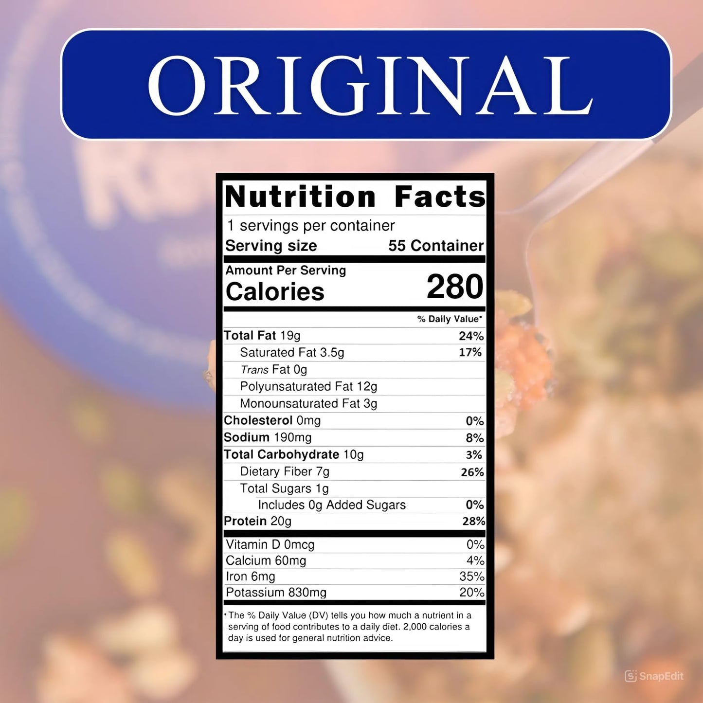 Folk Revival Keto Instant Oatmeal - 20g Protein, 3g Net Carbs, Gluten Free, 6 Cups, 1.94 oz per Pack