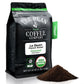 The Bean Organic Coffee Company Le Bean, Dark French Roast, Ground Coffee, 16-Ounce Bag,Café Molido Tostado Organico