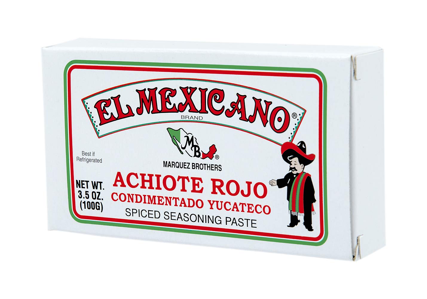 El Mexicano Achiote Paste (Red, 3.5 oz)(Pack 1)
