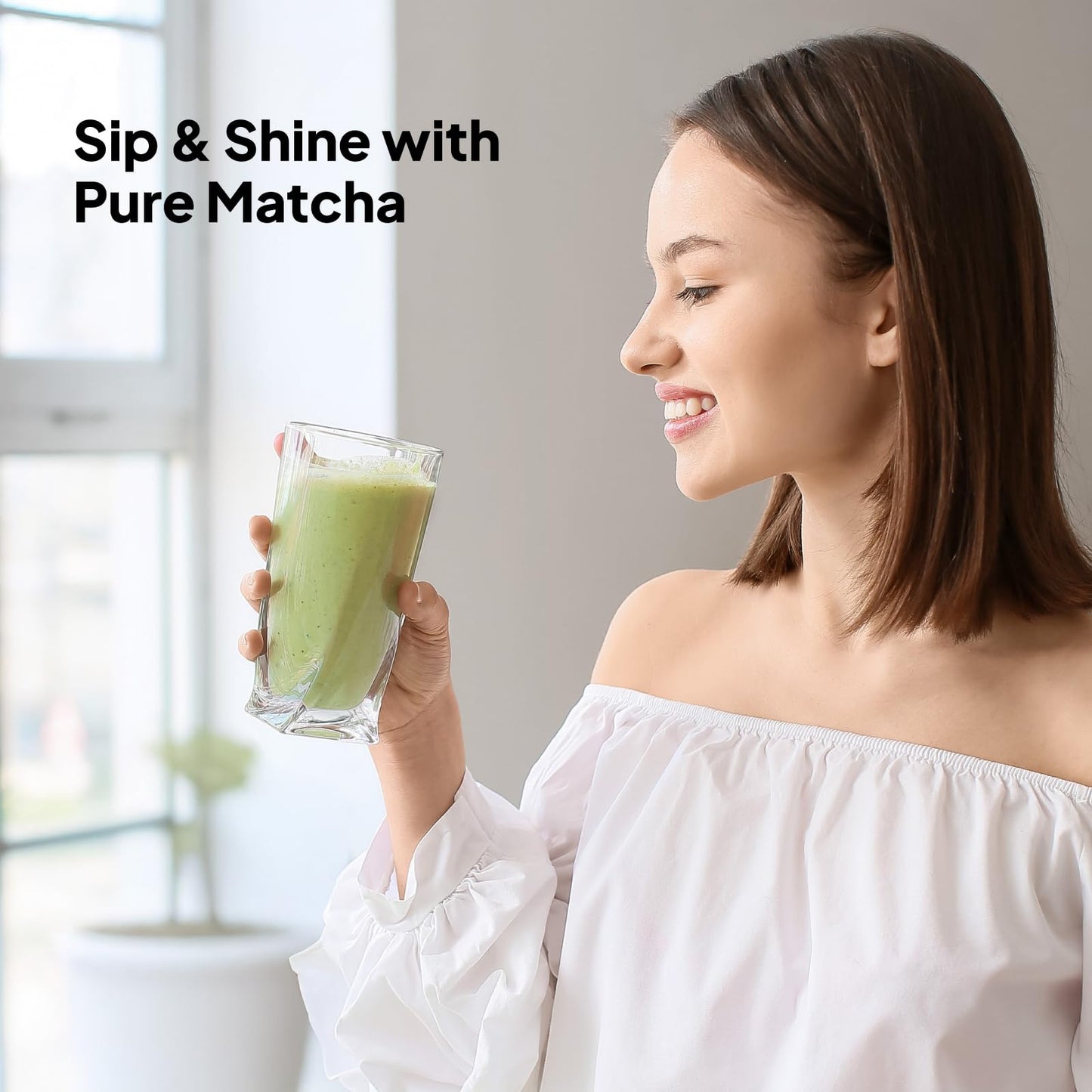Premium Organic Matcha Powder 16Oz - | Culinary Grade | Pure | Sugar-Free | Additive-Free | - Matcha Green Tea Powder For Tea, L