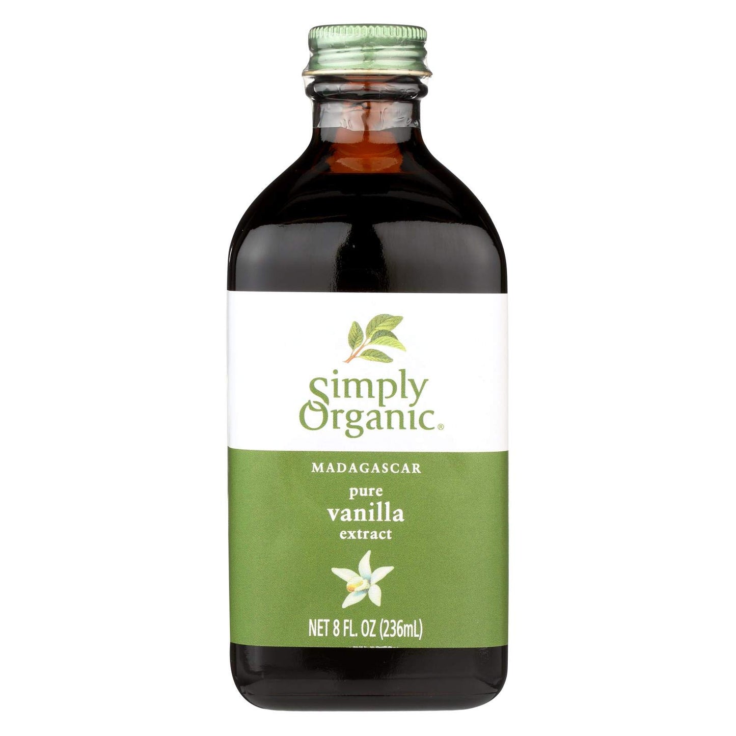 Simply Organic Vanilla Extract, Certified Organic | 8 oz | Pack of 6