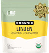J MAC BOTANICALS Organic Linden Leaf and Flower Whole Leaves and Flowers 4 Ounces