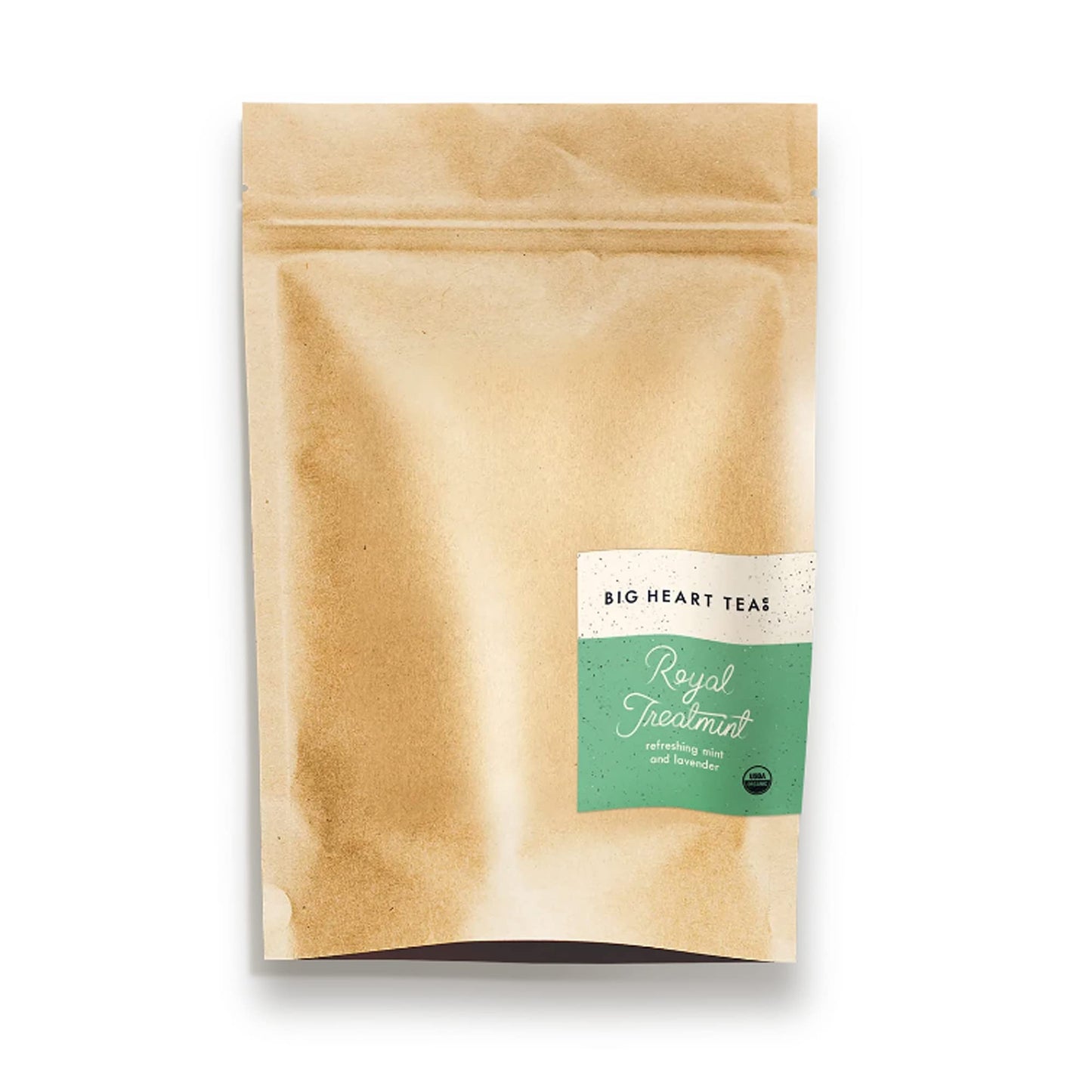 Big Heart Tea Co. Royal Treatmint Lavender Mint Tea Bags - Organic Herbal Decaf - 50 Pack - Zero Plastic Sachets