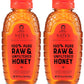Nature Nate's 100% Pure, Raw & Unfiltered, Squeeze Bottle; All-natural Sweetener, No Additives, Honey, 1 Pound (Pack of 2)