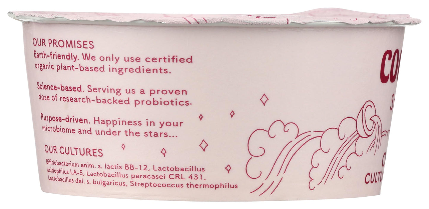 Cocojune Organic Strawberry & Rhubarb, Pink, 4 Ounce (Pack of 1)