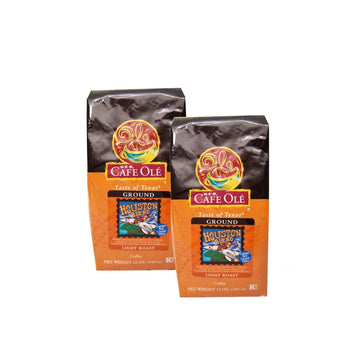 HEB Cafe Ole Ground Coffee 12 Oz Bag (Pack of 2) (Taste of Houston)