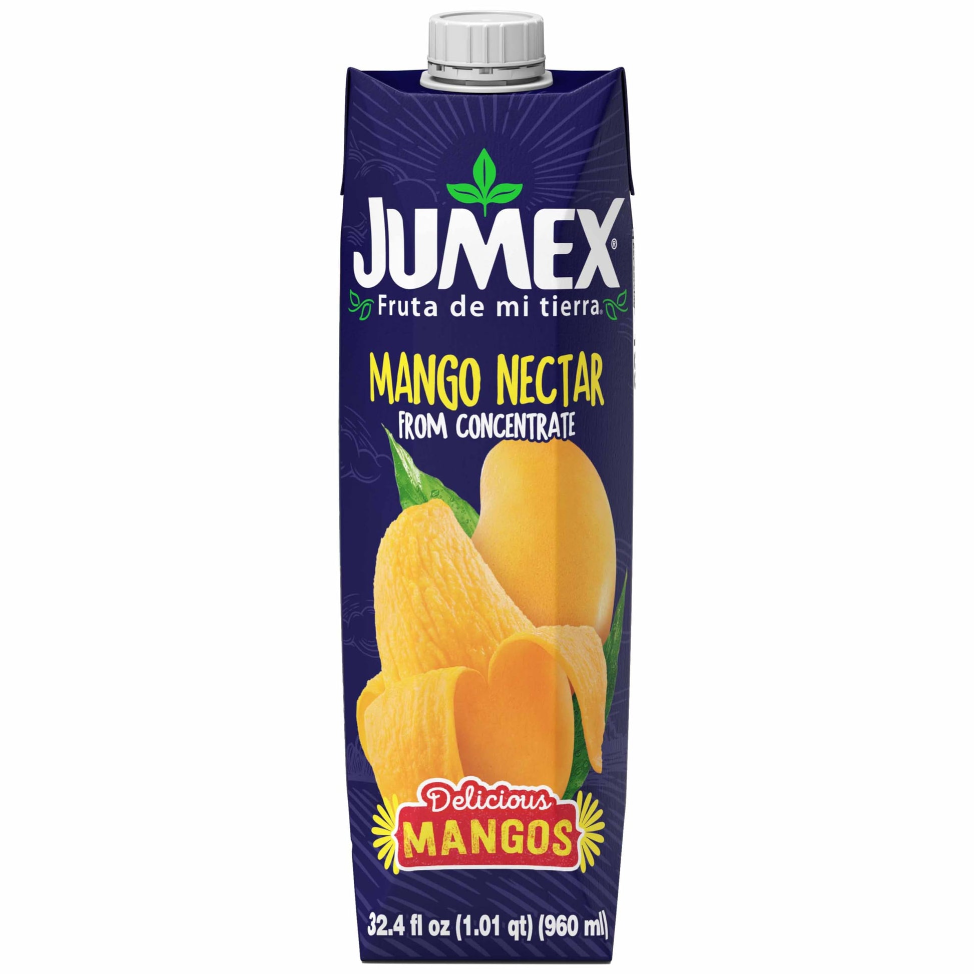 Jumex Mango Nectar Juice - Fresh Fruit Puree - 32.4 Fl Oz Carton - Smoothie & Cocktail Mix