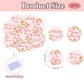 Fyeoxle 48 Pack Edible Baby Shower Cupcake Toppers Wafer Paper Floral Oh Baby Wecome Baby Cupcake Picks Greenery Frames Baby Gir
