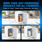 Gearwiz Sourdough Starter Home with Temperature Control - Compact Fermentation Box with Heat & Cool Modes - Fits 1L Jar - Bread
