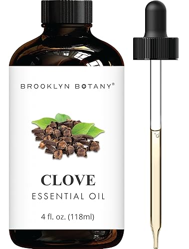 Brooklyn Botany Clove Essential Oil - 100% Pure And Natural - Therapeutic Grade Essential Oil With Dropper - Clove Oil For Aroma