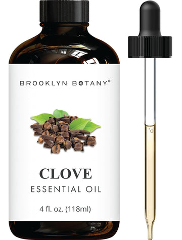 Brooklyn Botany Clove Essential Oil - 100% Pure And Natural - Therapeutic Grade Essential Oil With Dropper - Clove Oil For Aroma