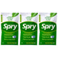 Spry Xylitol Chewing Gum - Aspartame-Free, Sugar-Free, Non-GMO, Spearmint, 55 Count (Pack of 3)