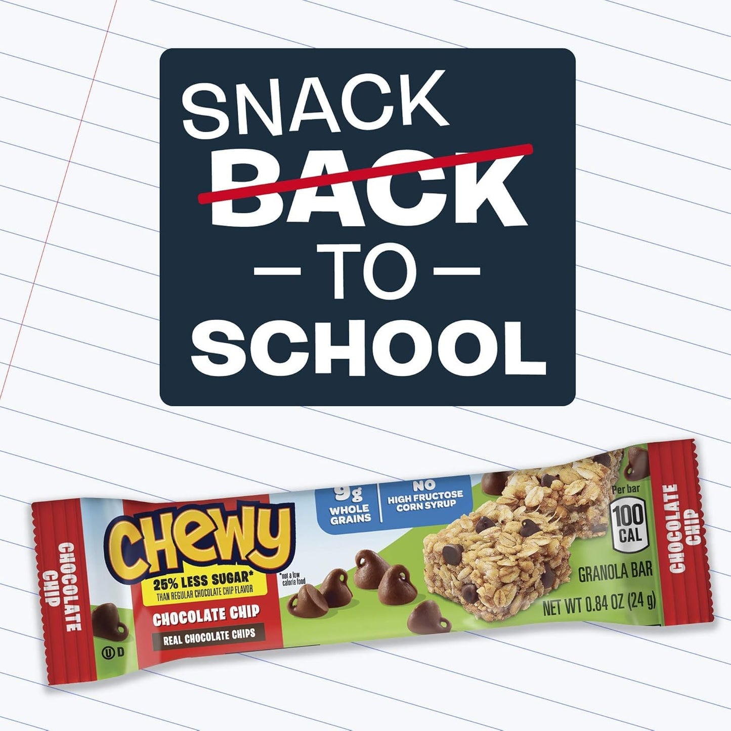 Quaker Chewy Granola Bars  25% Less Sugar  2 Flavor Variety Pack  (58 Pack)