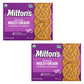 Milton'S Craft Bakers Original Multi-Grain Gourmet Baked Crackers 680G (4 Individually Wrapped Packages) Two-Pack
