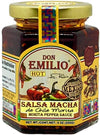 Don Emilio Morita Artisanal Salsa Macha Authentic Mexican Spicy Chili Oil Oil Glass Jar 9 oz