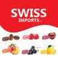 Swiss Imports Sugar Free Bonbons Hard Candy Drops Trial Pack Of Cherry, Coffee, Lemon, Peach, Blackcurrant, And Raspberry, 2 1.4