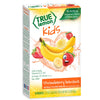 TRUE LEMON Strawberry Banana Kids Drink Mix (10 Packets) - No Preservatives or Artificial Flavors - Low Sugar Hydration Powder f