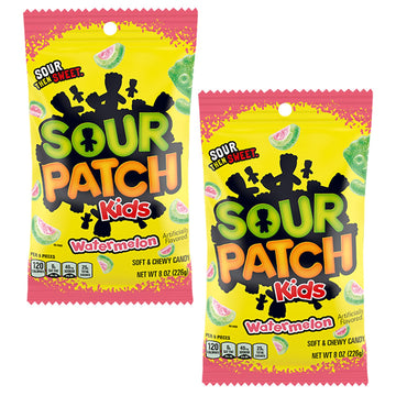 Sour Kids Watermelon, 8 Ounce Bags (Pack of 2)
