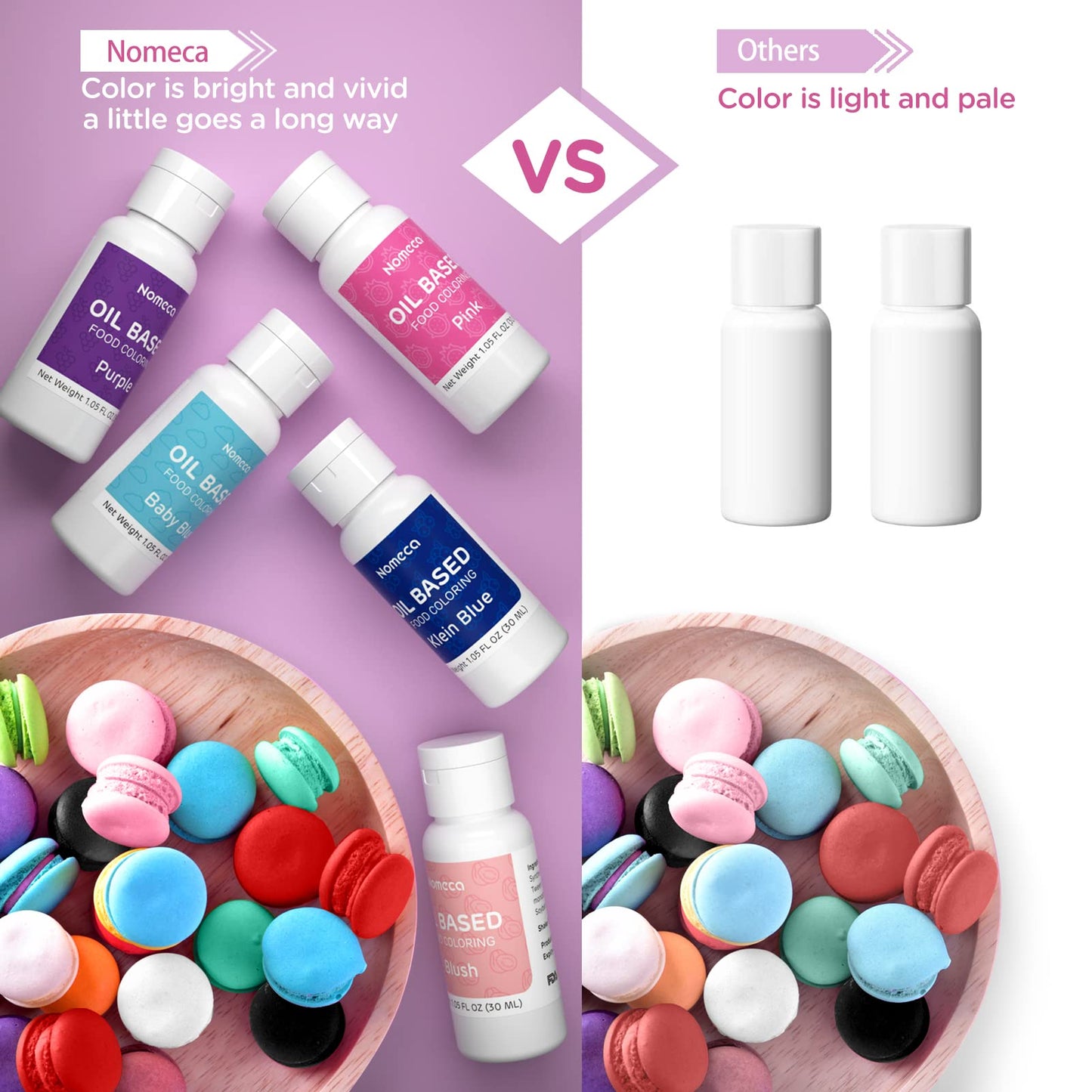 Oil Based Food Coloring For Chocolate - 30 Milliliters Upgraded Pink Oil Food Color For Baking Cake Decorating, Edible Food Dye