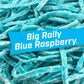 Big League Chew Big Rally Blue Raspberry Bubble Gum - Bold Blue Raspberry Blast | Perfect for Baseball Games, Teams, Concessions