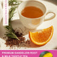 TeeLux Roasted Dandelion Root Tea with Milk Thistle & Peppermint, Caffeine Free, 50 Count