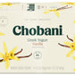 Chobani Non-Fat Greek Yogurt Vanilla Blended 5.3oz 4-pack