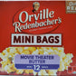 Orville Redenbachers Gourmet Popcorn Movie Theater Butter 12 Count. Mini Single
