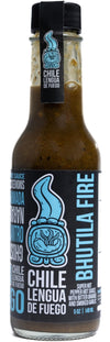 Chile Lengua de Fuego BHUTILA FIRE Super Hots Hot Sauce - Sour Orange, Smoked Scotch Bonnet, Jalapeno - Pack of 1 - Red