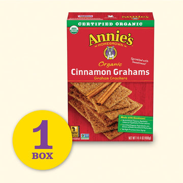 Annie'S Organic Cinnamon Graham Cracker Bricks Graham Bricks 14.4 Oz
