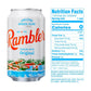 RAMBLER Variety Pack Sparkling Water, Texas Limestone Filtered, 12-Ounce Cans, 24 Total (8-Pack Each x 3 Flavors)