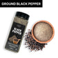 Fresh Finest Course Black Pepper - 12 oz 350G for Home and Commercial Cooking - Course Grind Black Pepper in Practical Container