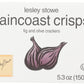 Lesley Stowe Raincoast Crisps Fig and Olive Flavor, Non GMO, 5.3 Ounce (Pack of 12)