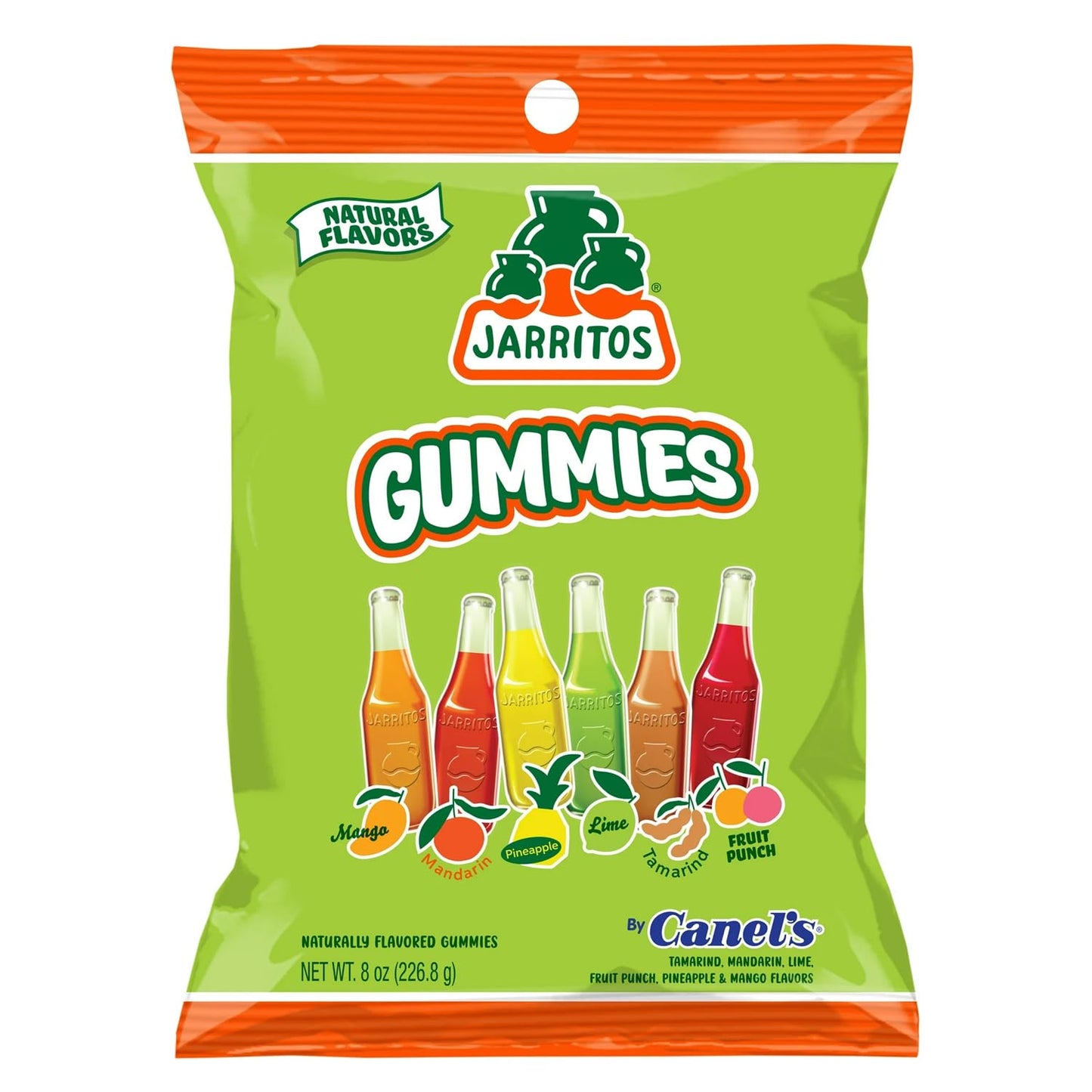 Deal Society Jarritos Gummies Candy - 4 Pack, 6 Fruity Flavors, Sweet & Chewy Snack, 8 x 9 x 2 inches