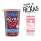 Joyba 16 Pack Blueberry Pomegranate Bubble Black Tea Cups 12 Fl Oz With Delicious Natural Fruit Flavored Popping Boba + 1 Freebi