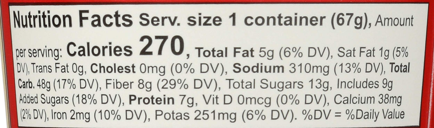Bob's Red Mill Gluten-Free Apple Cinnamon Oatmeal, 2.36 Ounce, Pack of 12