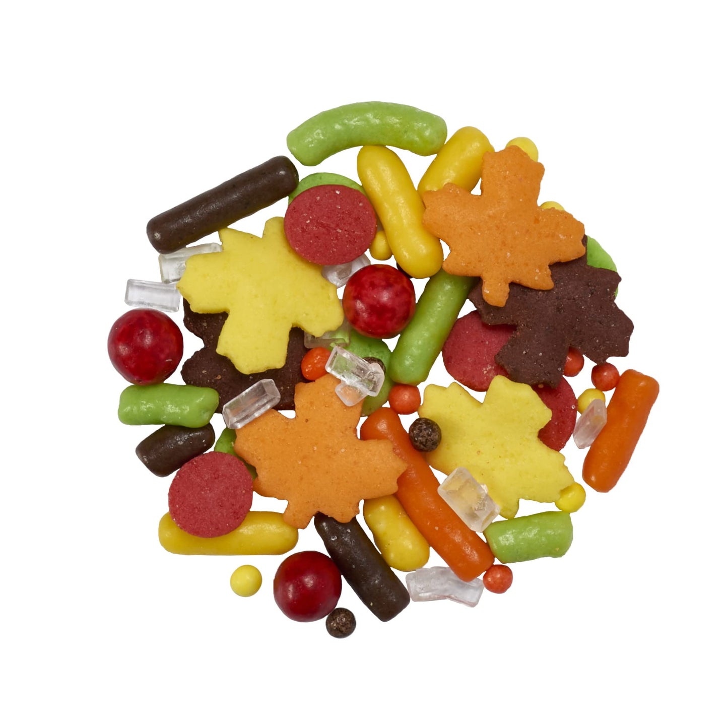 DecoPac Autumn Fusion Mix Sprinkles, 26oz, Shaped Candy Sprinkles in Handheld Container, Edible Decorations For Celebration Cake