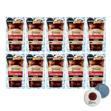Korean Covenienve Store Drink Pouch Sampler Set - 5 Pack 10 Pack (Grape, Strawberry, Blue Lemonade, Peach Ice Tea, Shine Muscat)