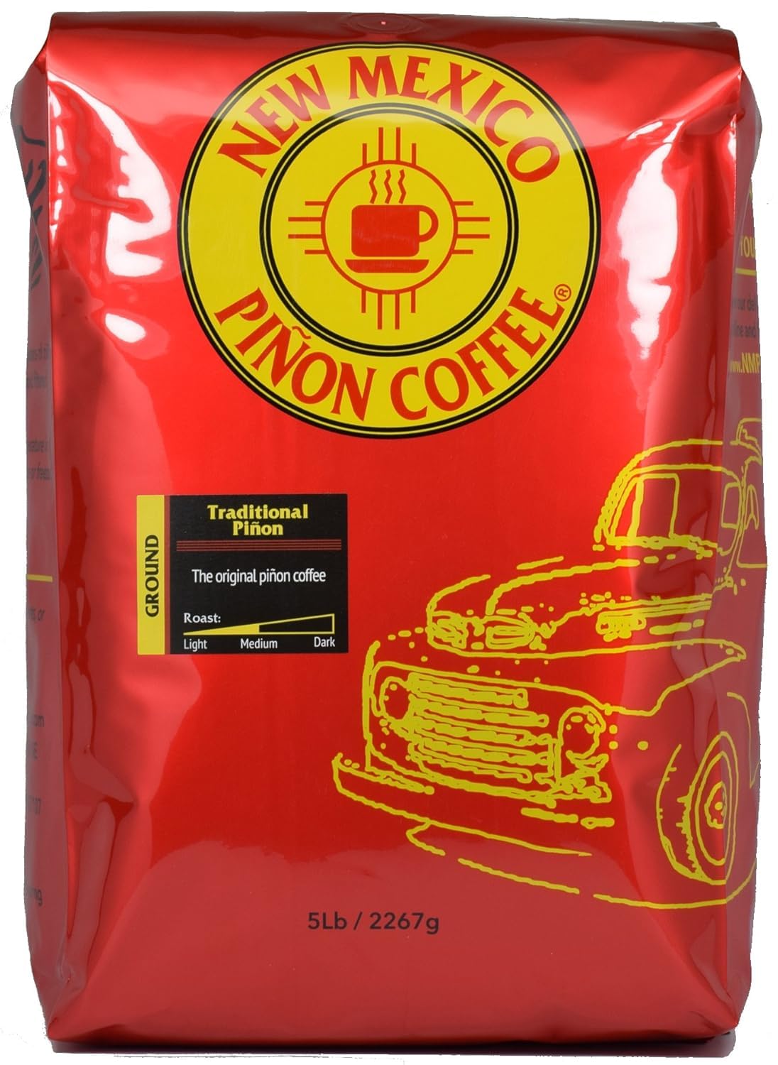 New Mexico Pion Coffee Naturally Flavored Coffee (Traditional Pion Ground, 5 pound)
