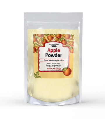 Unpretentious Apple Powder, 1 Lb, For Baking, Smoothies, & Drinks
