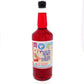 Hypothermias Shaved Ice & Snow Cone Syrup - Quart (32 fl. oz) - Wild Cherry - Made with Non-GMO 100% Pure Cane Sugar, No Corn Sy