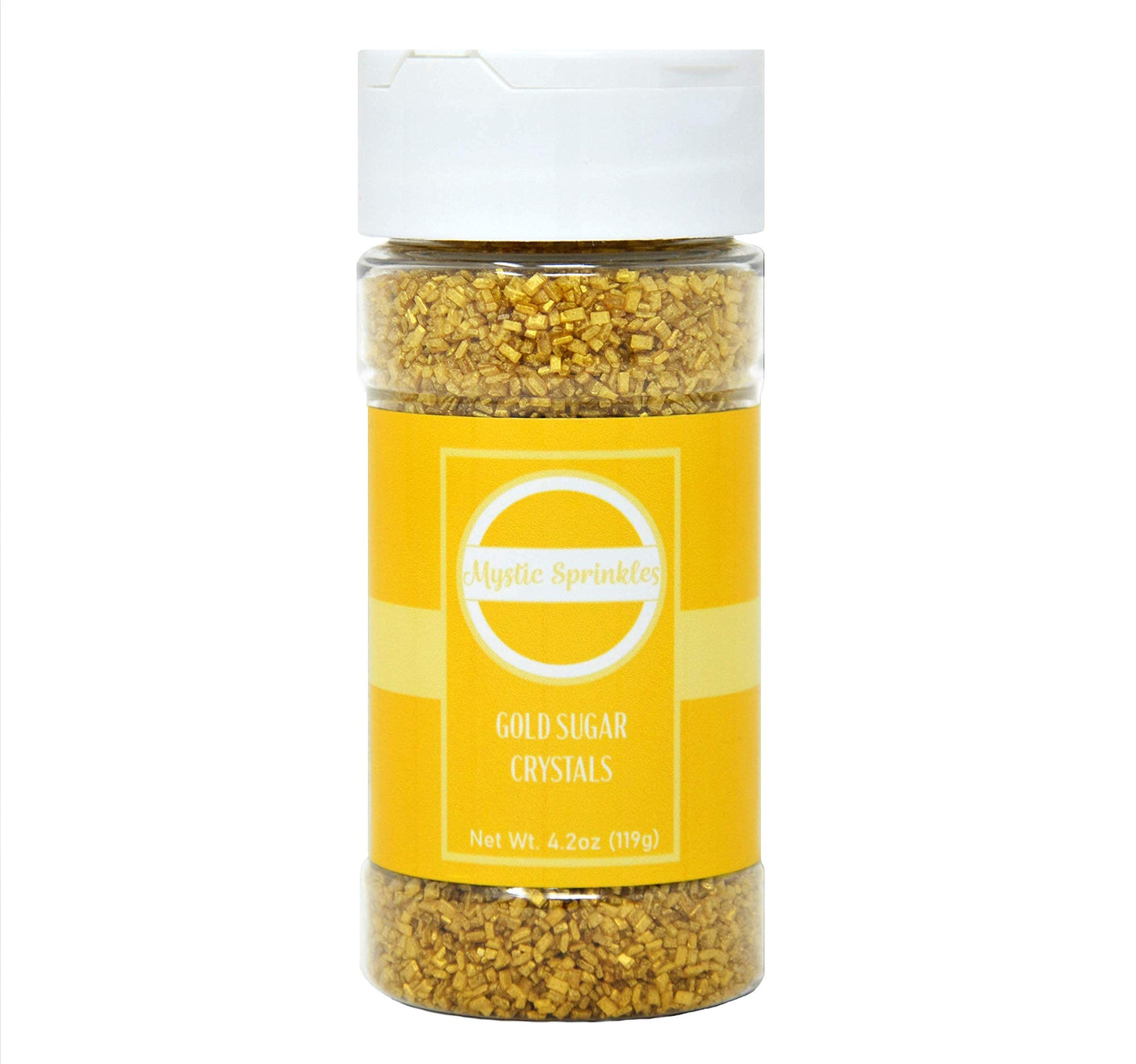 Mystic Sprinkles Sugar Crystals 4.2oz Bottle (Gold)