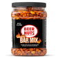 BEER NUTS Habanero Bar Mix - Spicy Peanuts & Corn Sticks, Resealable Jar, 12oz