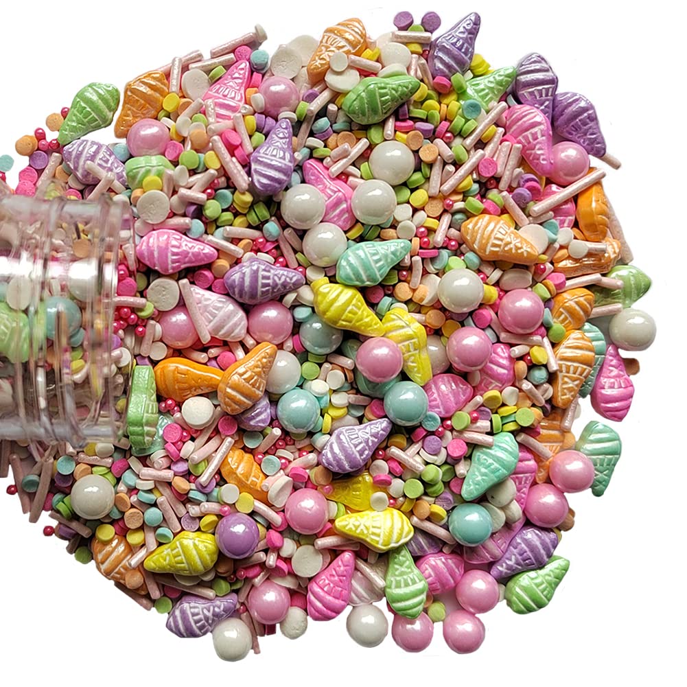 Eastron Edible Summer Sprinkles Ice Cream Sprinkles Candy Baking Cake Cupcake Toppers Cookie Dessert Decorations For Halloween C