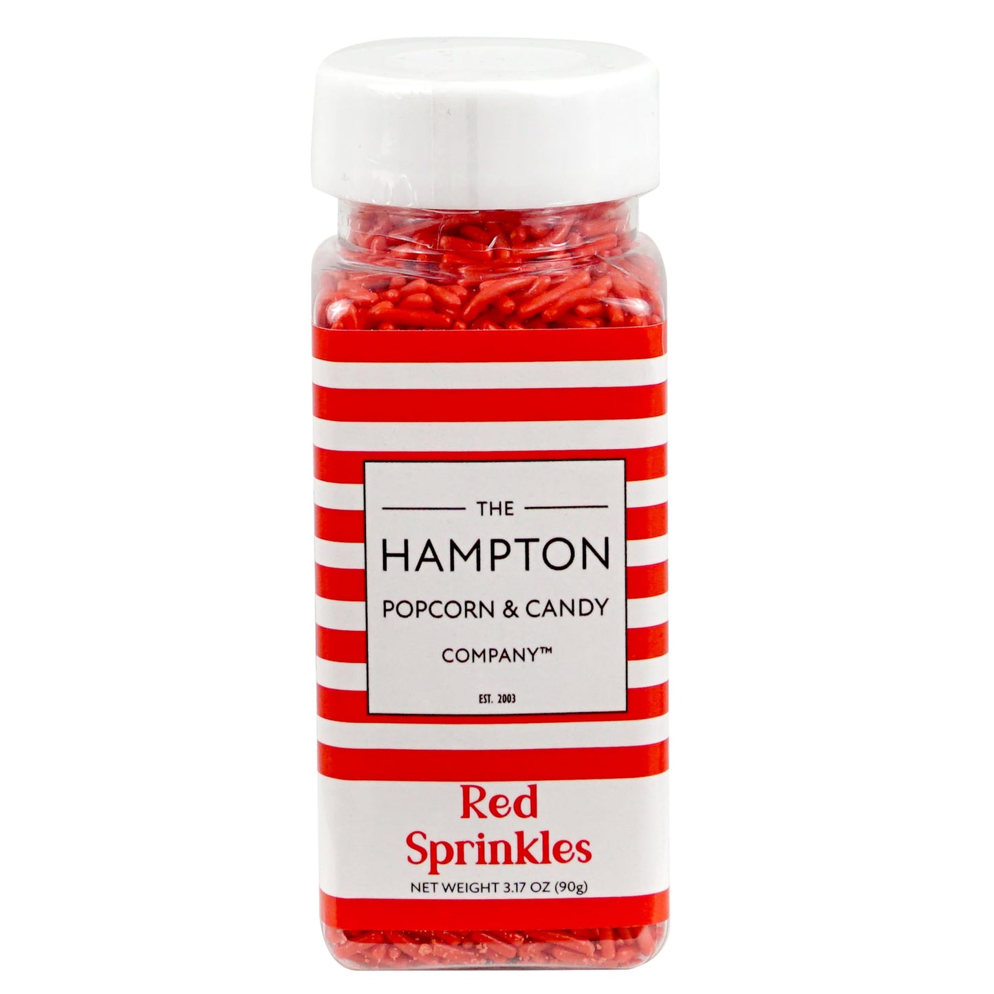 Red Sprinkles Jimmies 3.17 oz, Sprinkles For Cake Decorating, Cake Sprinkles, Sprinkles For Baking, Ice Cream & More, The Hampto