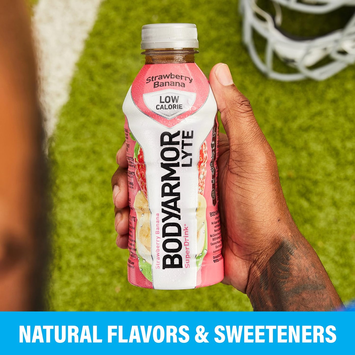 BODYARMOR LYTE Sports Drink Low-Calorie Sports Beverage, Strawberry Banana, Natural Flavors With Vitamins, Potassium-Packed Elec