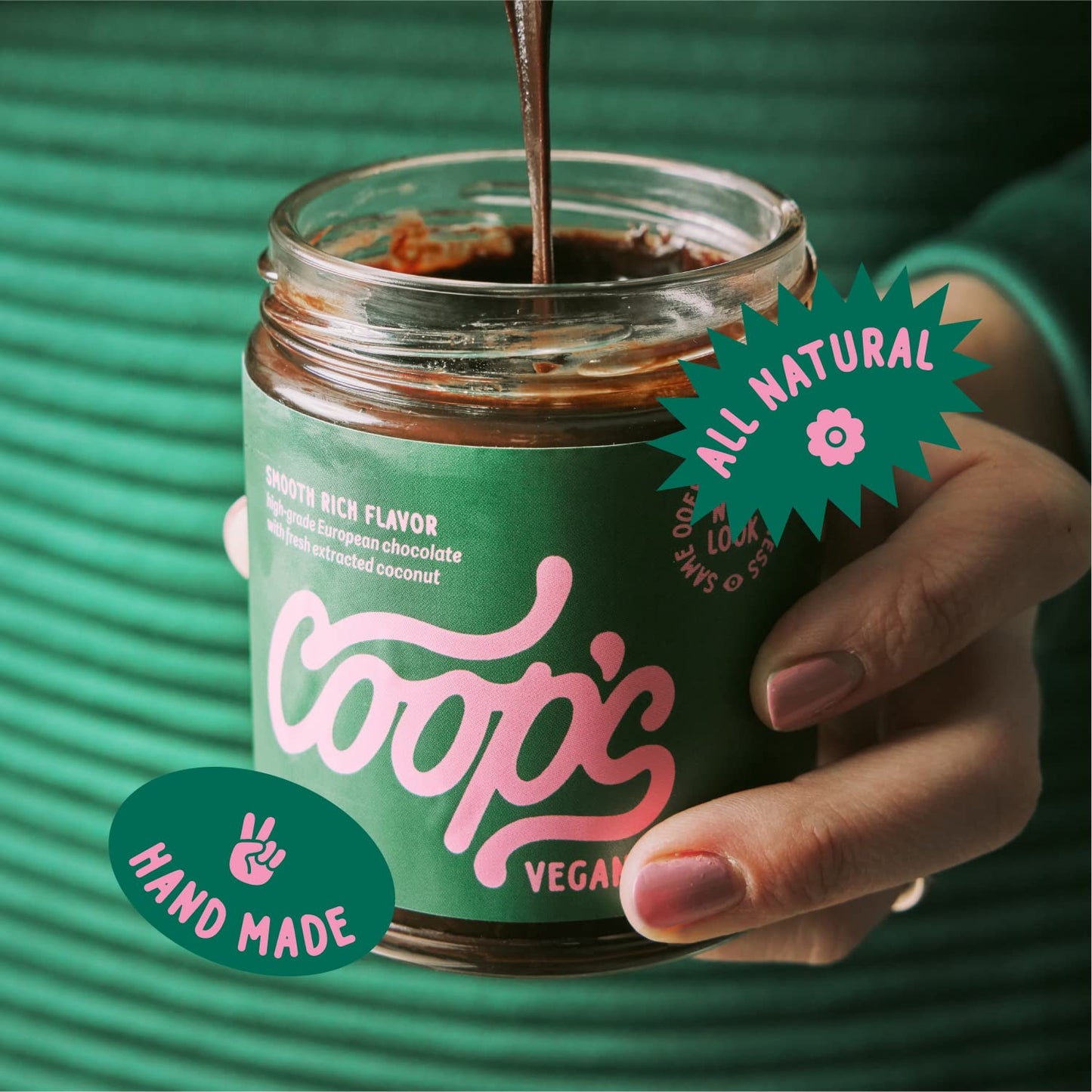 Coop'S Vegan Hot Fudge Sauce 10.6 Oz - Gluten Free Vegan, Kosher, Non Gmo, Gourmet, All Natural, Plant Based Dairy Free Whipped