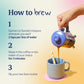 Sip Herbals Herbal Coffee Alternative - Caffeine Free, Organic, Cinnamon Roll Flavor - 30 Servings