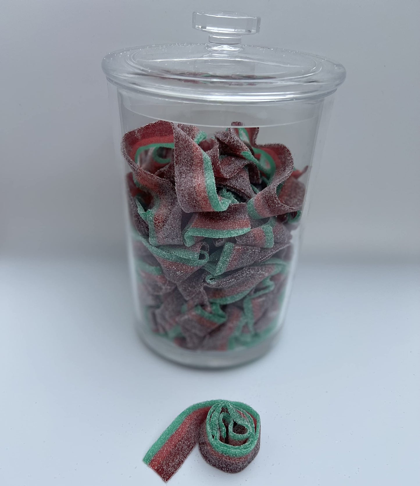 SweetGlob Sour Gummy Belts Candy (2 Pound, Sour Watermelon)