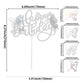25Pcs Butterfly Cake Topper Glitter 3D Butterfly Cupcake Toppers With Happy Birthday Cake Topper For Wedding Anniversary Baby Sh
